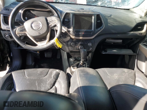2018 Jeep Cherokee Limited with VIN 1C4PJMDX5JD583685, listed as a Copart auction lot 84904174 with 58,093 mi miles and Salvage Title. Bid and sale history available at carsss.com. Image 8.
