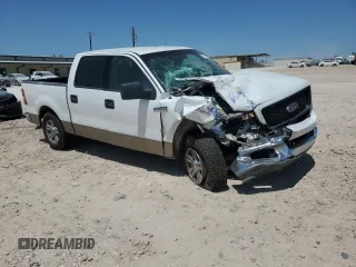2004 Ford F-150 XLT with VIN 1FTRW12W04KD46105, listed as a Copart auction lot 51955395 with 2,465,985 mi miles and Salvage Title. Bid and sale history available at carsss.com. Image 4.