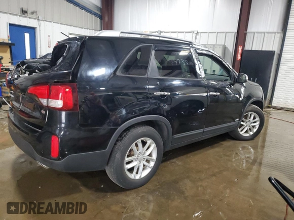 2014 Kia Sorento LX with VIN 5XYKTDA74EG462467, listed as a Copart auction lot 50871645 with 67,371 mi miles and Salvage Title. Bid and sale history available at carsss.com. Image 3.