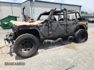 2019 Jeep Wrangler Unlimited Sahara z VIN 1C4HJXEN8KW508682, wystawiony jako Copart lot #62575495 z przebiegiem Nie podano mil oraz Nie do naprawy • Non repairable. Historia ofert i sprzedaży dostępna na DreamBid. Obrazek 1.