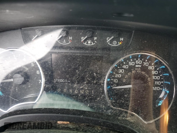 2012 Ford F-150 XL with VIN 1FTFW1EF3CFC92031, listed as a Copart auction lot 57265765 with 173,000 mi miles and Salvage title. Bid and sale history available at DreamBid. Image 9.