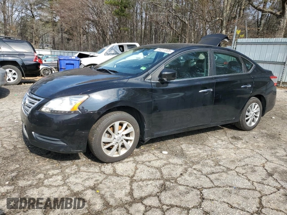 2013 Nissan Sentra SL with VIN 3N1AB7AP7DL745892, listed as a Copart auction lot 44011005 with 135,455 mi miles and Salvage Title. Bid and sale history available at DreamBid. Image 1.