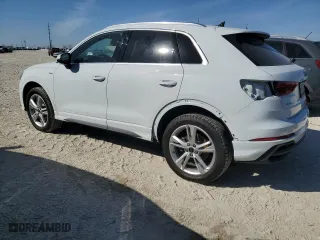2024 Audi Q3 S line Premium with VIN WA1DECF39R1137946, listed as a Copart auction lot 47194135 with 3,110 mi miles and Salvage Title. Bid and sale history available at carsss.com. Image 2.