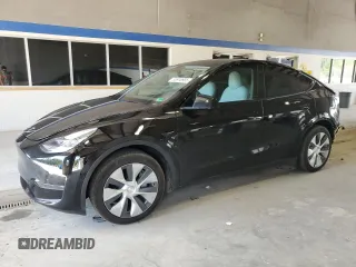 2021 Tesla Model Y Long Range z VIN 5YJYGAEE0MF298016, wystawiony jako Copart lot #55916955 z przebiegiem 59 578 mil mil oraz Szkoda całkowita • Salvage title. Historia ofert i sprzedaży dostępna na DreamBid. Obrazek 1.