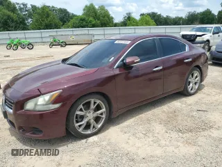 2012 Nissan Maxima S with VIN 1N4AA5AP2CC828778, listed as a Copart auction lot 62322405 with 187,768 mi miles and Clean title. Bid and sale history available at DreamBid. Image 1.