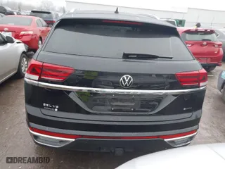 2023 Volkswagen Atlas Cross Sport 3.6L V6 SEL with VIN 1V2BE2CA3PC201988, listed as a IAAI auction lot 41166355 with 45,208 mi miles. Bid and sale history available at carsss.com. Image 16.