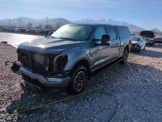 2023 Ford F-150 XL with VIN 1FTFW1E8XPFA49002, listed as a Copart auction lot 41913005 with 20,943 mi miles and Salvage Title. Bid and sale history available at carsss.com. Image 1.