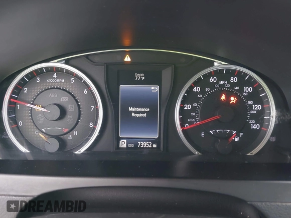 2017 Toyota Camry XLE with VIN 4T1BF1FK4HU786682, listed as a IAAI auction lot 41603263 with 73,952 mi miles. Bid and sale history available at carsss.com. Image 7.
