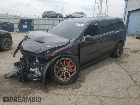 2018 Dodge Durango SRT with VIN 1C4SDJGJ6JC232667, listed as a Copart auction lot 57871095 with 54,945 mi miles and Salvage title. Bid and sale history available at DreamBid. Image 1.