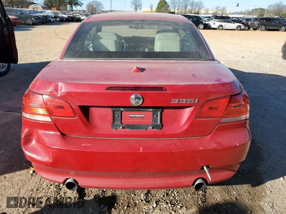 2007 BMW 3 Series 335i with VIN WBAWL73557PX48842, listed as a Copart auction lot 47177565 with 131,211 mi miles and Clean Title. Bid and sale history available at carsss.com. Image 6.