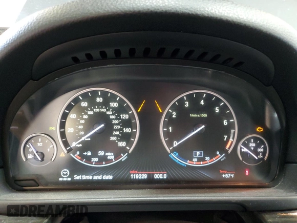 2013 BMW 5 Series 535i xDrive with VIN WBAFU7C51DDU77708, listed as a Copart auction lot 55291395 with 119,229 mi miles and Clean Title. Bid and sale history available at carsss.com. Image 9.
