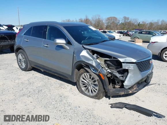 2024 Cadillac XT4 FWD Premium Luxury with VIN 1GYFZCR44RF130066, listed as a IAAI auction lot 41735148 with 32,157 mi miles and . Bid and sale history available at carsss.com. Image 1.