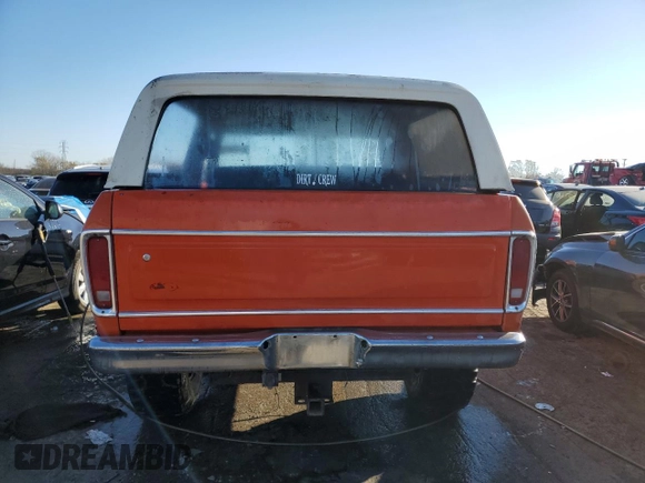 1979 Ford Bronco with VIN U15HLEE8842, listed as a Copart auction lot 65230804 with 65,958 mi miles and Salvage title. Bid and sale history available at DreamBid. Image 6.