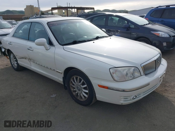 2005 Hyundai XG with VIN KMHFU45E95A413039, listed as a IAAI auction lot 41573746 with 167,306 mi miles and . Bid and sale history available at DreamBid. Image 1.