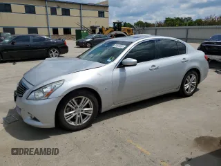2015 Infiniti Q40 with VIN JN1CV6AP8FM503289, listed as a Copart auction lot 69849354 with 0 mi miles and Salvage Title. Bid and sale history available at carsss.com. Image 1.