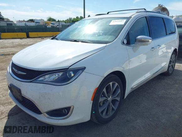 2017 Chrysler Pacifica Limited with VIN 2C4RC1GG6HR659936, listed as a IAAI auction lot 42024887 with 83,705 mi miles and . Bid and sale history available at DreamBid. Image 17.