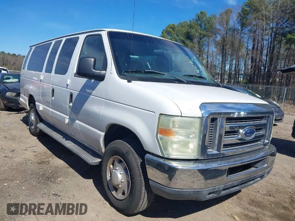 2008 Ford Econoline Passenger XL with VIN 1FBSS31LX8DA49552, listed as a IAAI auction lot 41628947 with 151,426 mi miles and . Bid and sale history available at DreamBid. Image 1.