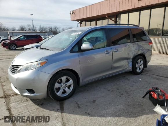 2012 Toyota Sienna LE AAS z VIN 5TDKK3DC7CS192916, wystawiony jako Copart lot #43219255 z przebiegiem 214 612 mil mil oraz Nie do naprawy • Non repairable. Historia ofert i sprzedaży dostępna na DreamBid. Obrazek 1.