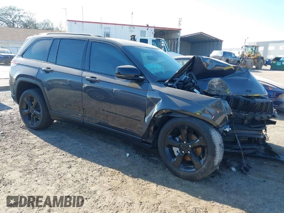 2023 Jeep Grand Cherokee Limited with VIN 1C4RJGBG4PC549510, listed as a IAAI auction lot 41696916 with 20,645 mi miles and . Bid and sale history available at DreamBid. Image 1.