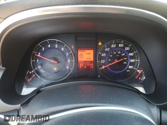 2011 Infiniti FX with VIN JN8AS1MW1BM732530, listed as a Copart auction lot 62831625 with 172,140 mi miles and Salvage title. Bid and sale history available at DreamBid. Image 9.