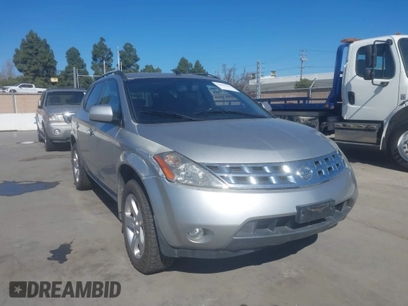 2003 Nissan Murano SL with VIN JN8AZ08W63W221871, listed as a IAAI auction lot 41682355 with 180,757 mi miles. Bid and sale history available at carsss.com. Image 1.
