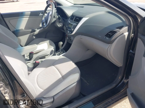 2013 Hyundai Accent GLS with VIN KMHCT4AE2DU277183, listed as a IAAI auction lot 42115698 with 103,666 mi miles. Bid and sale history available at carsss.com. Image 5.