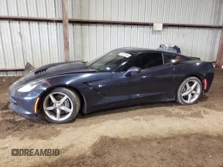 2015 Chevrolet Corvette 2LT with VIN 1G1YD2D74F5113612, listed as a Copart auction lot 64513244 with 169,205 mi miles and Salvage Title. Bid and sale history available at carsss.com. Image 1.