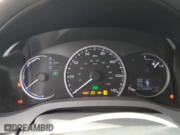 2011 Lexus CT 200h with VIN JTHKD5BH5B2035541, listed as a Copart auction lot 48056285 with 183,624 mi miles and Salvage Title. Bid and sale history available at DreamBid. Image 9.