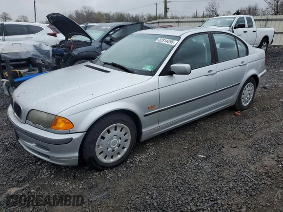 1999 BMW 3 Series 323i with VIN WBAAM3336XFP58980, listed as a Copart auction lot 52814895 with 91,147 mi miles and Clean Title. Bid and sale history available at carsss.com. Image 1.