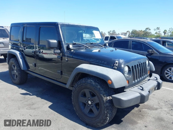 2008 Jeep Wrangler Unlimited Rubicon with VIN 1J8GA69108L574773, listed as a IAAI auction lot 42714300 with 106,974 mi miles and . Bid and sale history available at DreamBid. Image 1.