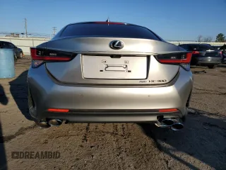 2021 Lexus RC with VIN JTHD85EC9M5006171, listed as a Copart auction lot 86593954 with 54,980 mi miles and Salvage Title. Bid and sale history available at carsss.com. Image 6.