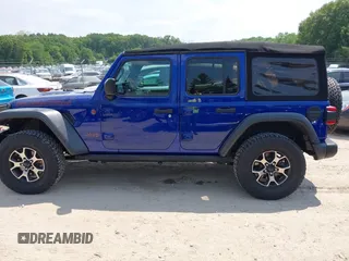 2018 Jeep Wrangler Unlimited Rubicon with VIN 1C4HJXFG8JW184793, listed as a IAAI auction lot 42429098 with 86,580 mi miles and . Bid and sale history available at DreamBid. Image 14.