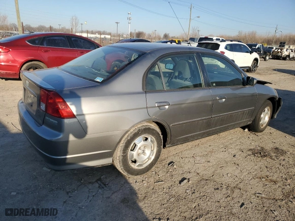 2004 Honda Civic with VIN JHMES96634S017559, listed as a Copart auction lot 48549775 with 130,379 mi miles and Salvage Title. Bid and sale history available at carsss.com. Image 3.