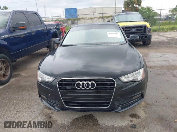 2013 Audi A5 Premium Plus with VIN WAURFAFR4DA029984, listed as a IAAI auction lot 42803580 with 142,745 mi miles and . Bid and sale history available at DreamBid. Image 6.