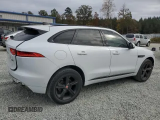 2020 Jaguar F-Pace 25t Checkered Flag Edition with VIN SADCP2FX5LA618619, listed as a Copart auction lot 77537374 with 42,051 mi miles and Salvage title. Bid and sale history available at DreamBid. Image 3.