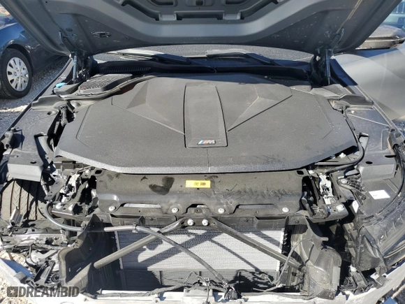 2024 BMW i5 M60 with VIN WBY43FK07RCR13048, listed as a Copart auction lot 71660944 with 5,545 mi miles and Salvage Title. Bid and sale history available at carsss.com. Image 11.