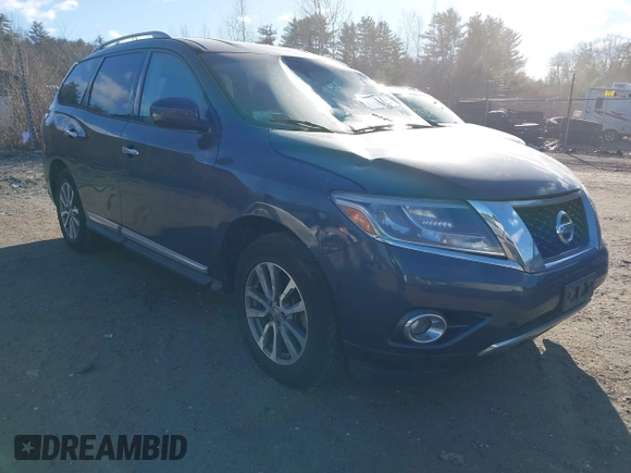 2013 Nissan Pathfinder SV with VIN 5N1AR2MM8DC642050, listed as a IAAI auction lot 41271808 with 94,548 mi miles. Bid and sale history available at carsss.com. Image 1.