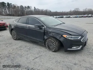 2018 Ford Fusion Titanium with VIN 3FA6P0D97JR233993, listed as a Copart auction lot 47234435 with 79,332 mi miles and Salvage Title. Bid and sale history available at carsss.com. Image 4.