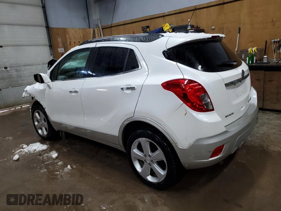 2015 Buick Encore Convenience with VIN KL4CJFSB2FB112995, listed as a Copart auction lot 48135565 with 0 mi miles and Clean Title. Bid and sale history available at carsss.com. Image 2.