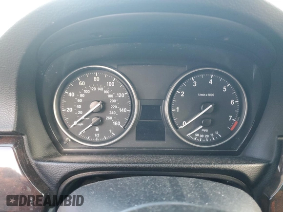 2008 BMW 3 Series 328xi with VIN WBAVC93598KZ73125, listed as a Copart auction lot 44732725 with Not provided miles and Salvage title. Bid and sale history available at DreamBid. Image 9.