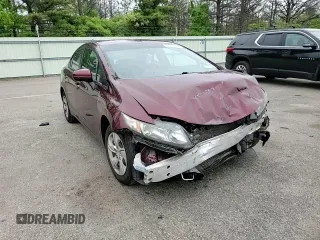2015 Honda Civic LX with VIN 19XFB2F55FE277908, listed as a Copart auction lot 59077815 with 115,365 mi miles and Salvage title. Bid and sale history available at DreamBid. Image 14.