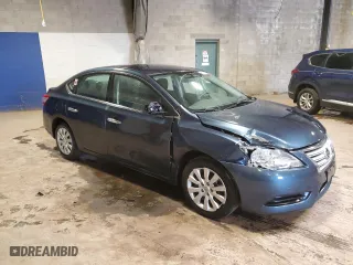 2013 Nissan Sentra SV with VIN 3N1AB7APXDL742100, listed as a Copart auction lot 49485505 with 144,173 mi miles and Salvage Title. Bid and sale history available at carsss.com. Image 4.