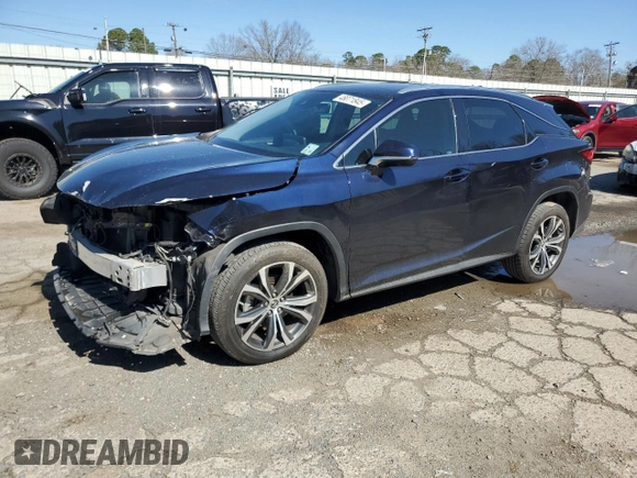 2022 Lexus RX with VIN 2T2HZMAAXNC222254, listed as a Copart auction lot 48071845 with 87,822 mi miles and Salvage Title. Bid and sale history available at carsss.com. Image 1.