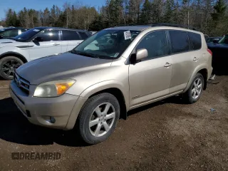 2008 Toyota RAV4 Limited with VIN JTMBK31V586044373, listed as a Copart auction lot 46781985 with Not provided miles and Salvage title. Bid and sale history available at DreamBid. Image 1.