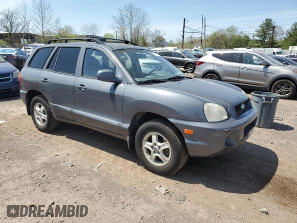 2001 Hyundai Santa Fe GLS with VIN KM8SC83D41U069325, listed as a Copart auction lot 54377815 with 51,574 mi miles and Clean Title. Bid and sale history available at carsss.com. Image 4.