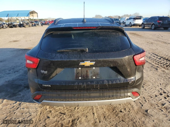 2025 Chevrolet Trax LT with VIN KL77LHEP9SC102793, listed as a Copart auction lot 43467445 with 3,730 mi miles and Salvage Title. Bid and sale history available at carsss.com. Image 6.