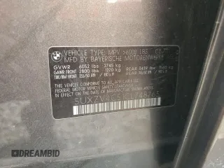 2012 BMW X5 35i with VIN 5UXZV4C51CL748765, listed as a Copart auction lot 62339905 with Not provided miles and Clean title. Bid and sale history available at DreamBid. Image 13.