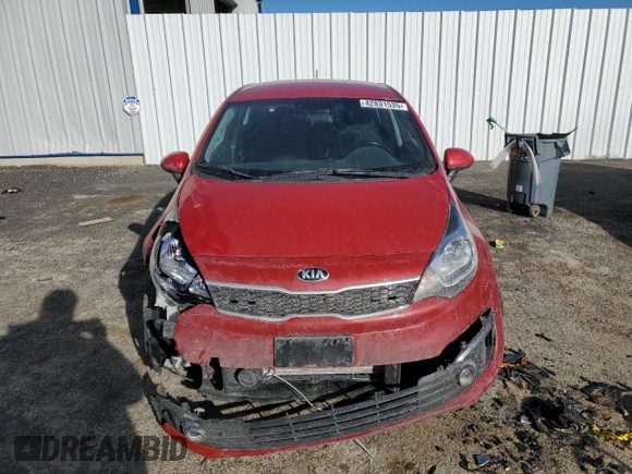 2017 Kia Rio EX with VIN KNADN4A36H6071809, listed as a Copart auction lot 42831535 with 0 mi miles and Non Repairable. Bid and sale history available at carsss.com. Image 5.