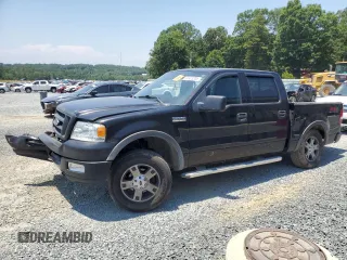 2004 Ford F-150 XLT z VIN 1FTPW14504KB96038, wystawiony jako Copart lot #62423205 z przebiegiem 297 315 mil mil oraz Szkoda całkowita • Salvage title. Historia ofert i sprzedaży dostępna na DreamBid. Obrazek 1.