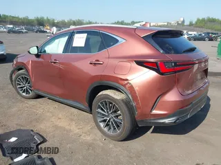 2025 Lexus NX 350h Luxury with VIN 2T2HKCEZ6SC041792, listed as a IAAI auction lot 42568589 with 13,469 mi miles and . Bid and sale history available at DreamBid. Image 3.